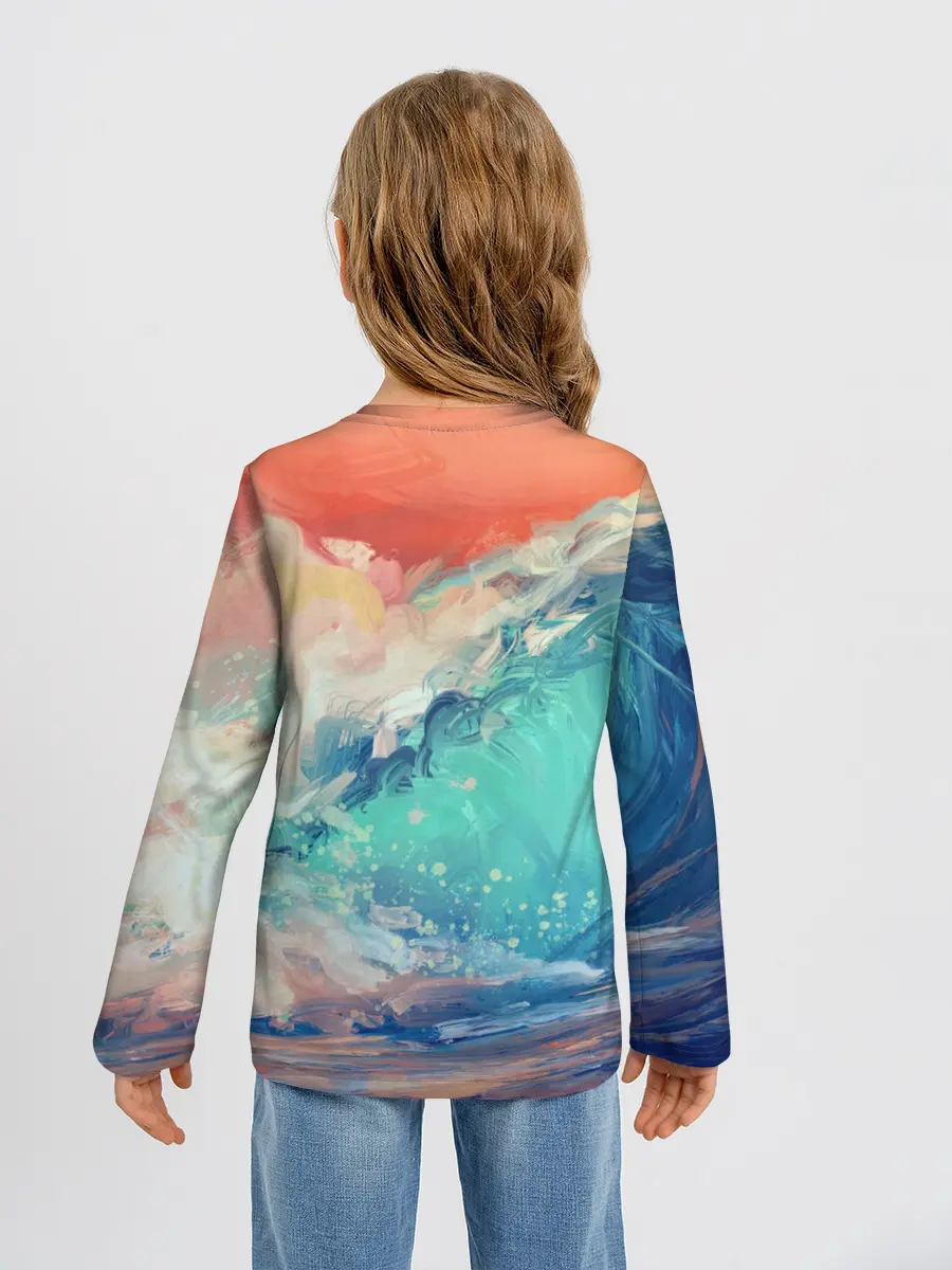 Детский лонгслив / Клёвая Рыбалка