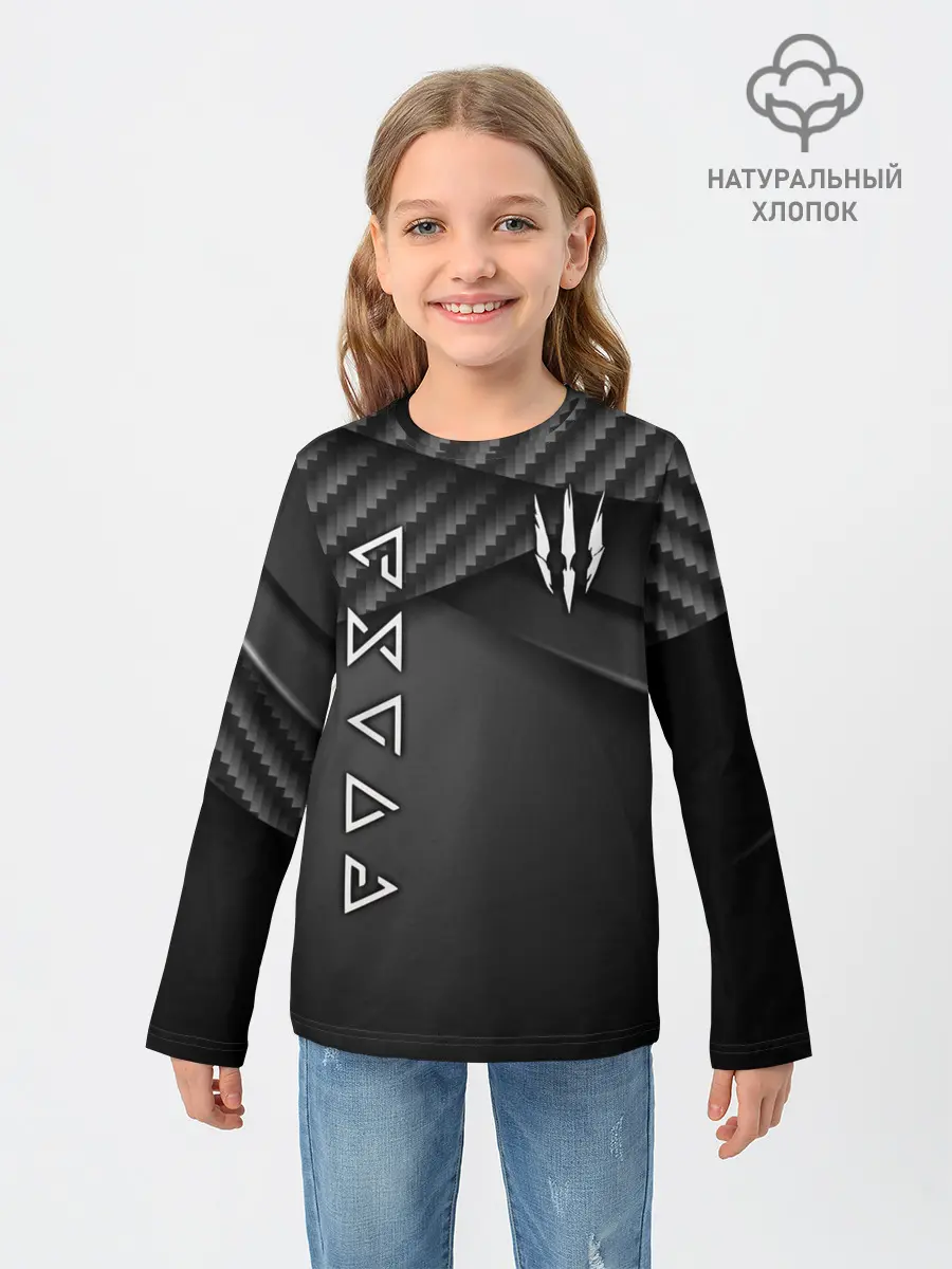 Детский лонгслив / THE WITCHER | ВЕДЬМАК | ГЕРАЛЬТ