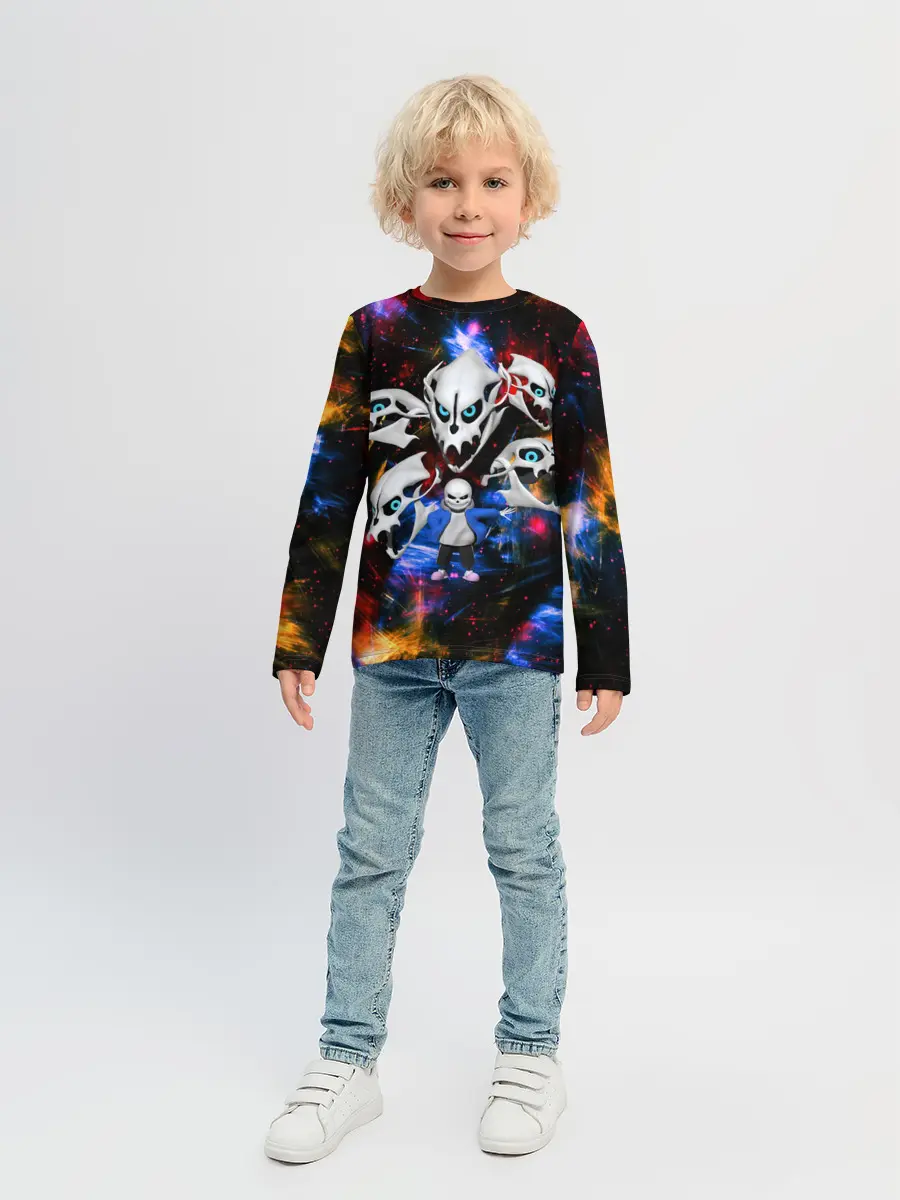 Детский лонгслив / Санс | Undertale
