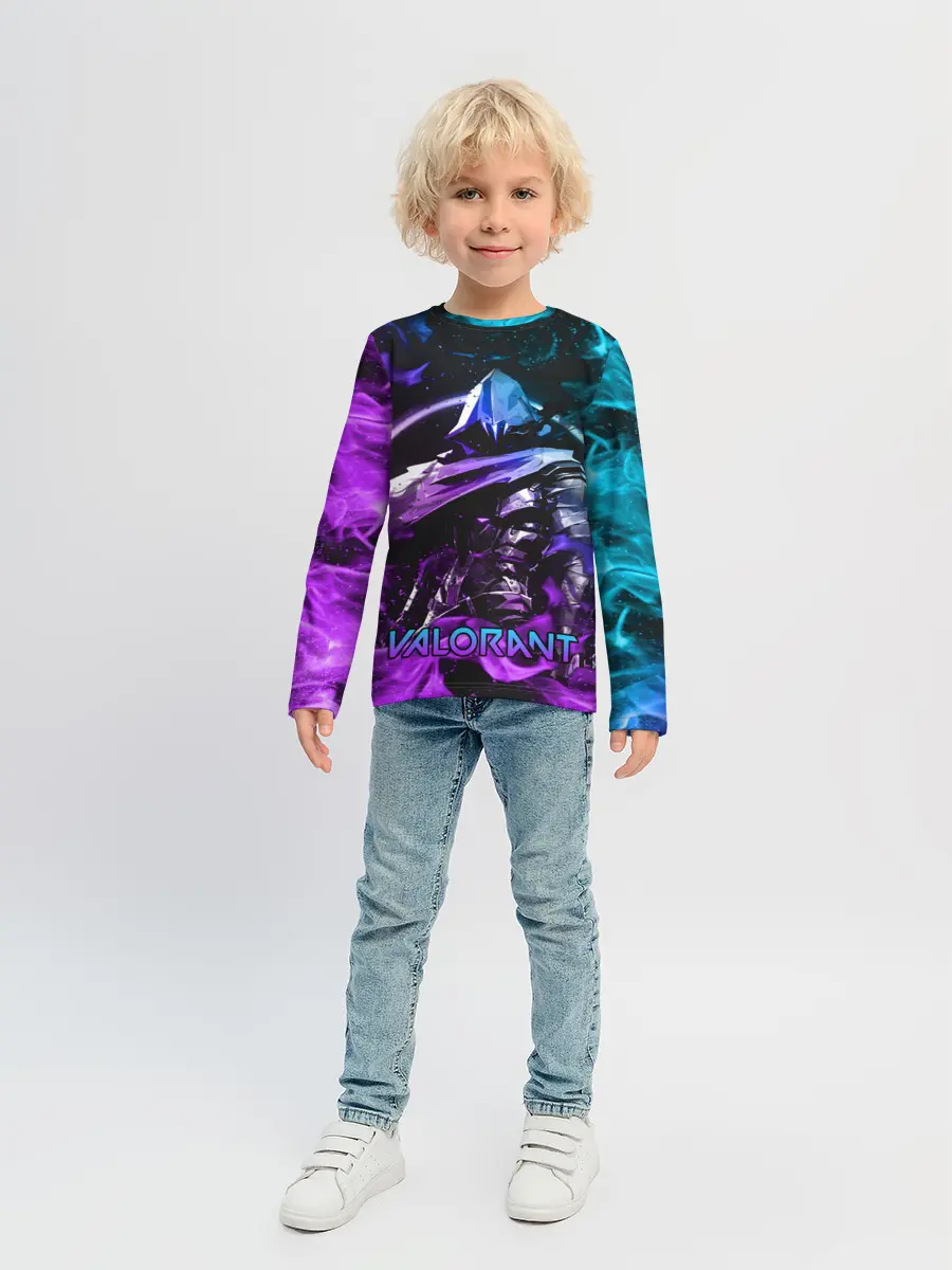 Детский лонгслив / VALORANT OMEN