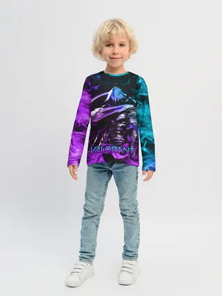 Детский лонгслив / VALORANT OMEN