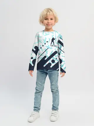 Детский лонгслив / CS GO | КС ГО