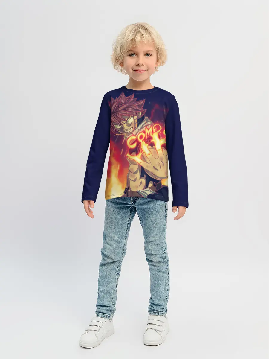 Детский лонгслив / Fairy Tail Como oi