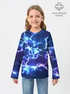 Детский лонгслив / СВЕТЯЩИЕСЯ МОЛНИИ | NEON FLASH