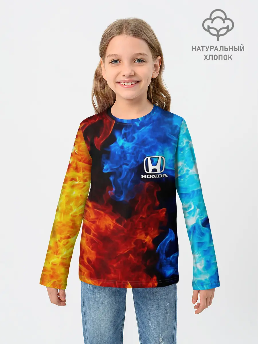 Детский лонгслив / HONDA