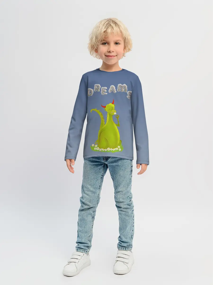 Детский лонгслив / Dragon Dreams