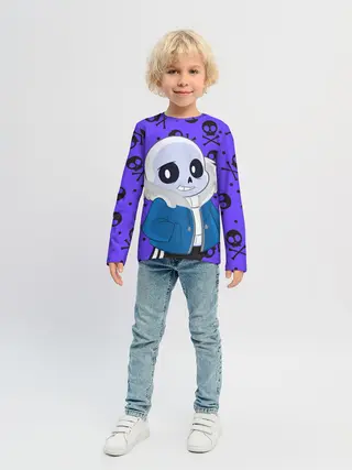 Детский лонгслив / Санс | Undertale