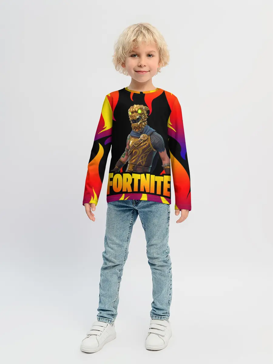 Детский лонгслив / Fortnite | Фортнайт