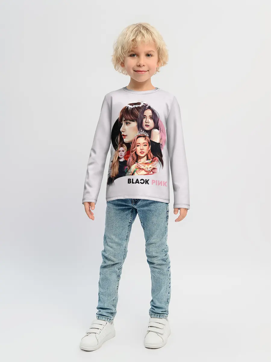 Детский лонгслив / blackpink