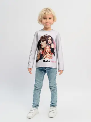 Детский лонгслив / blackpink