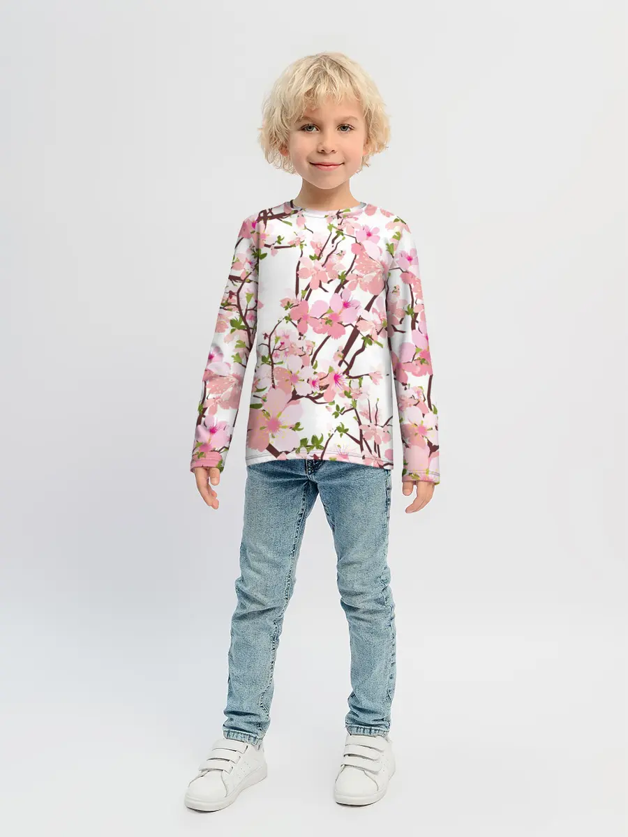 Детский лонгслив / Сакура | Sakura