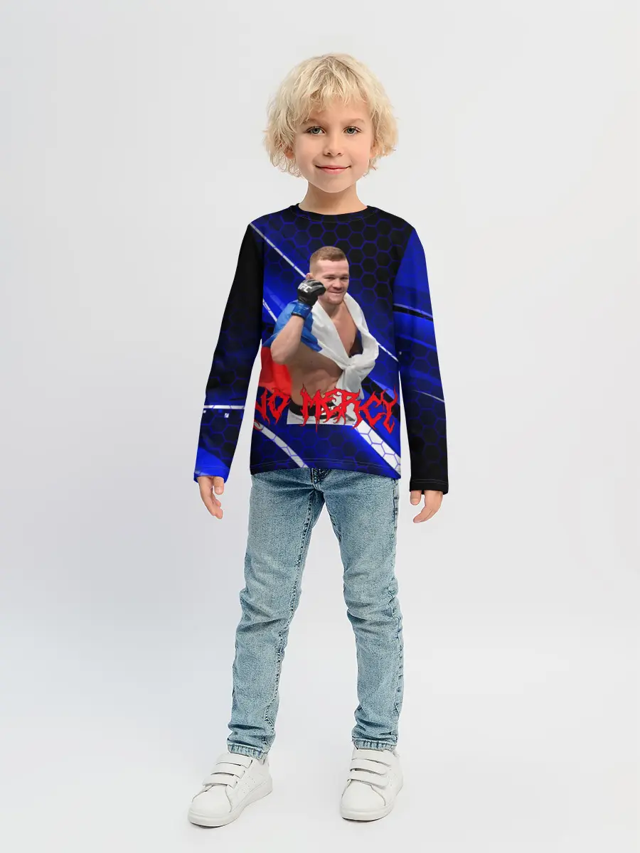 Детский лонгслив / No mercy | Petr Yan