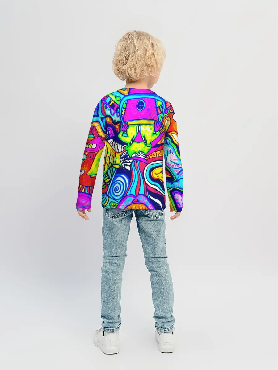 Детский лонгслив / КИСЛОТНЫЕ РИСУНОК