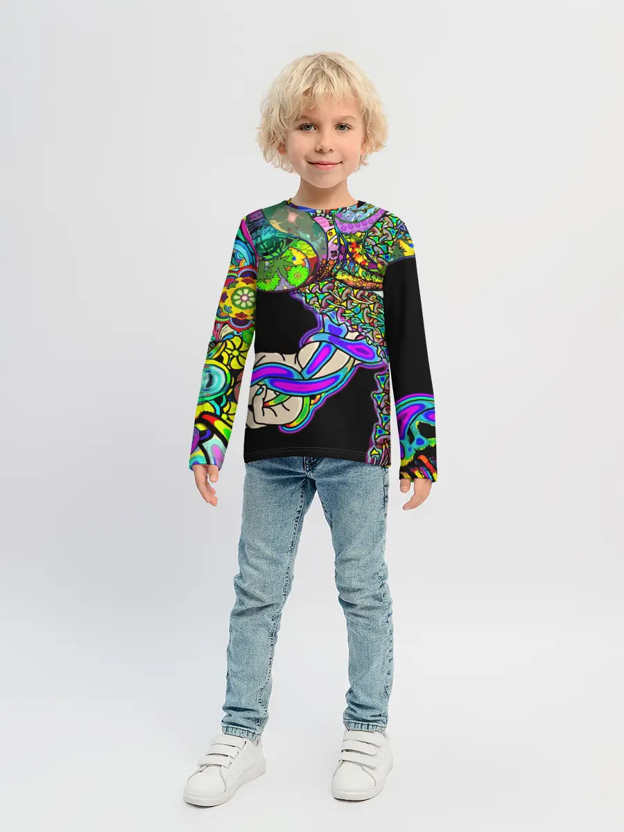 Детский лонгслив / ПСИХОДЕЛИКА NEW