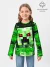 Детский лонгслив / MINECRAFT CREEPER