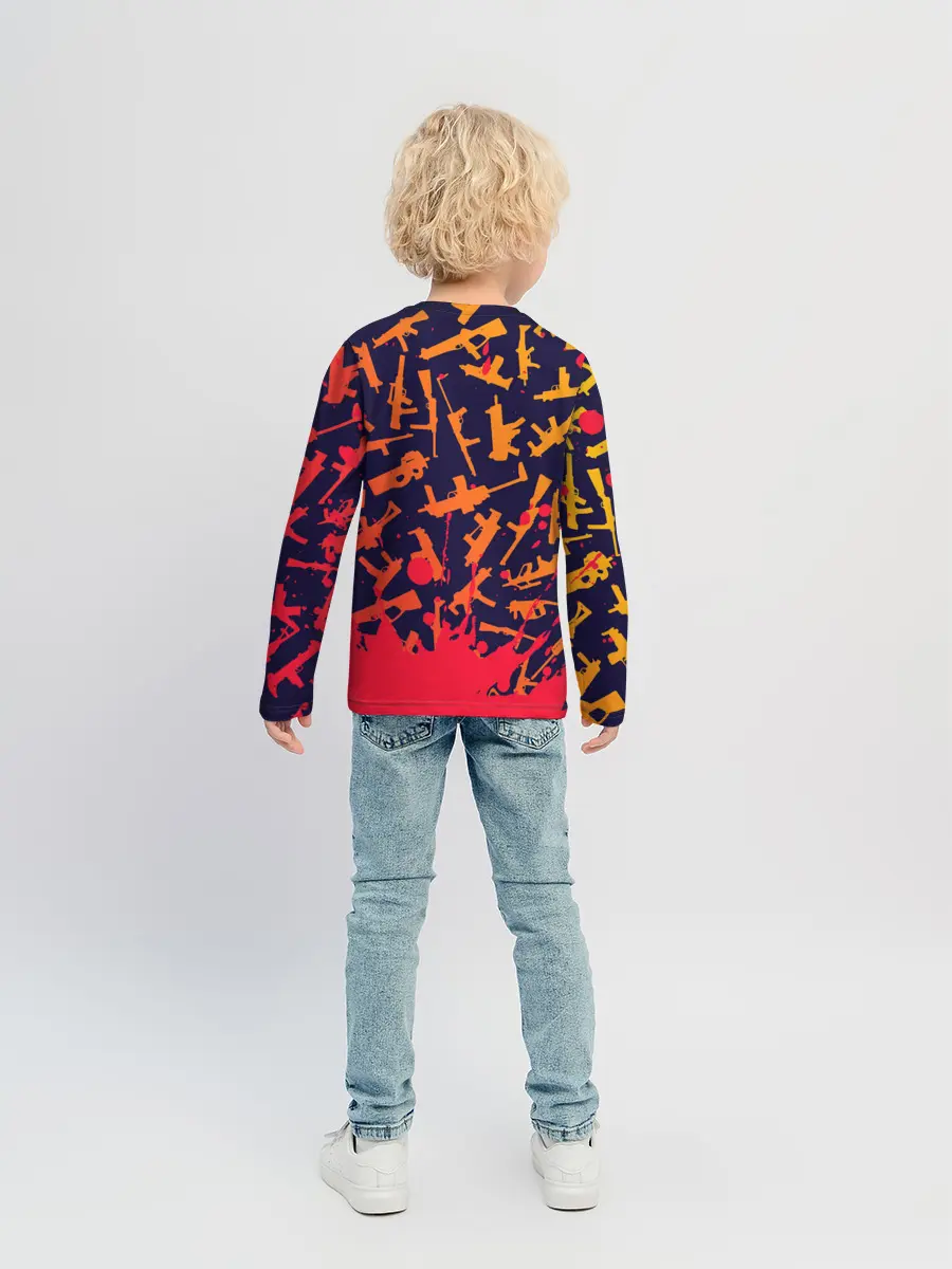 Детский лонгслив / CS GO | КС ГО