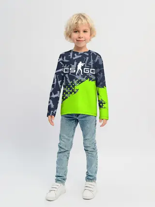 Детский лонгслив / CS GO | КС ГО