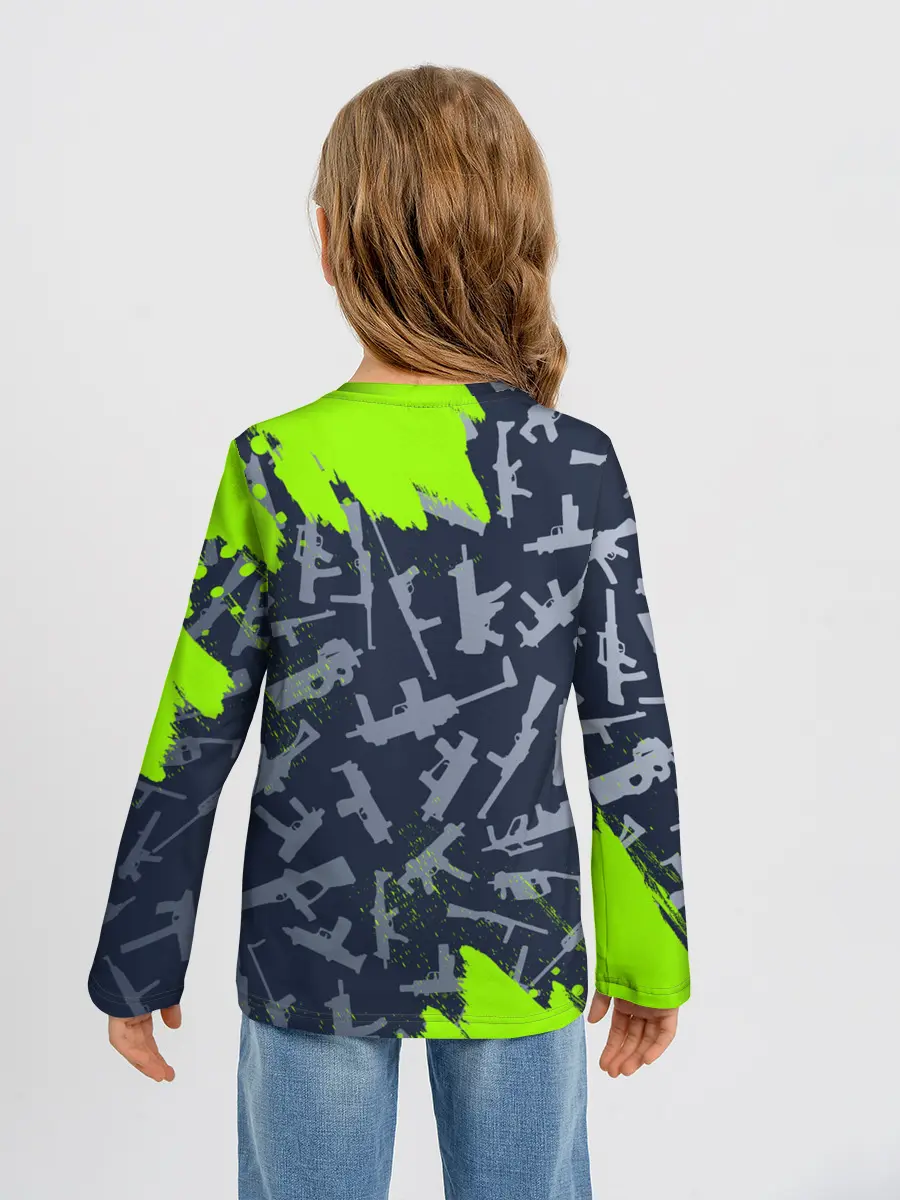 Детский лонгслив / CS GO | КС ГО