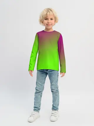 Детский лонгслив / Кислотная
