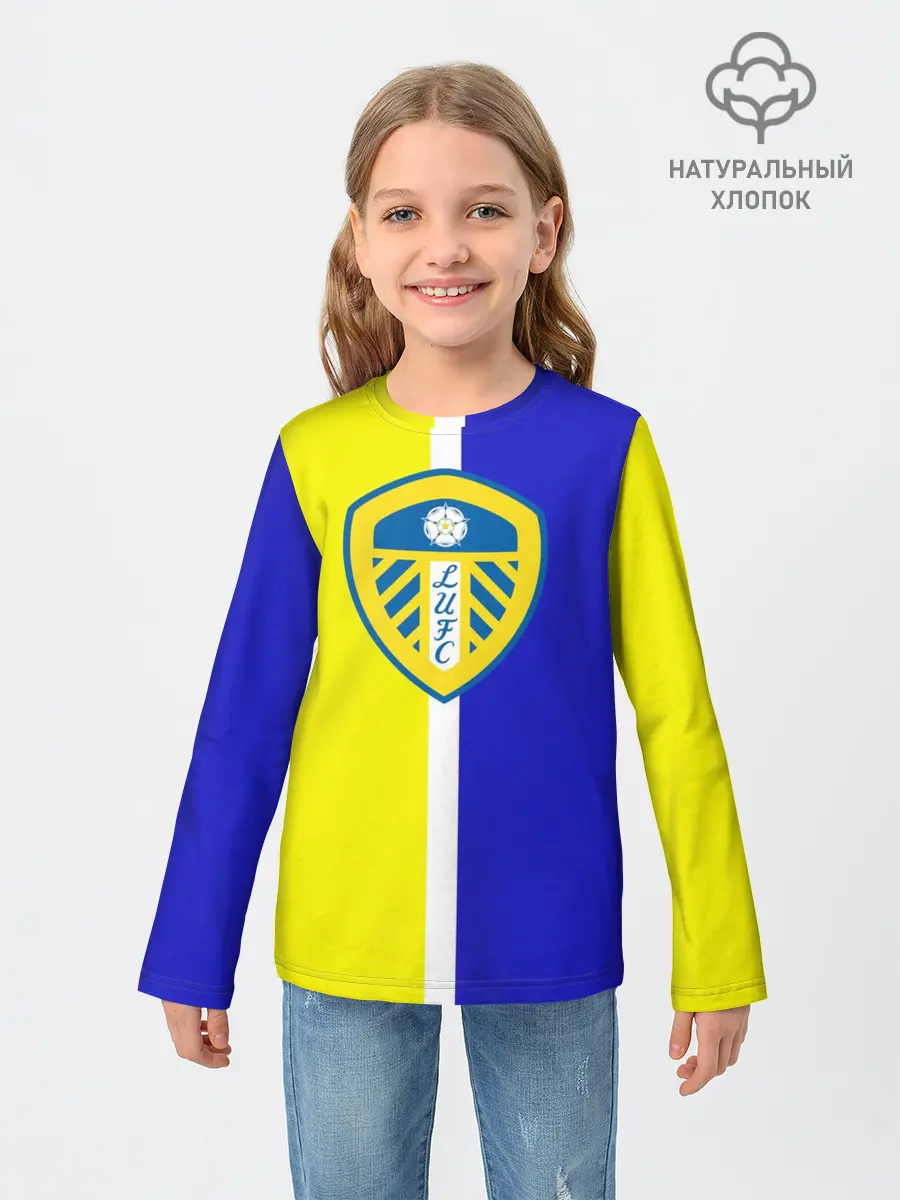 Детский лонгслив / Лидс Юнайтед 3D