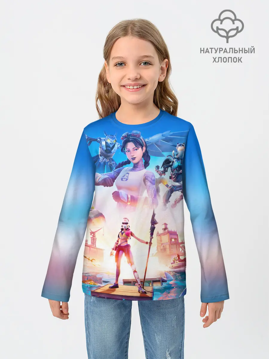 Детский лонгслив / ФОРТНАЙТ 3 СЕЗОН