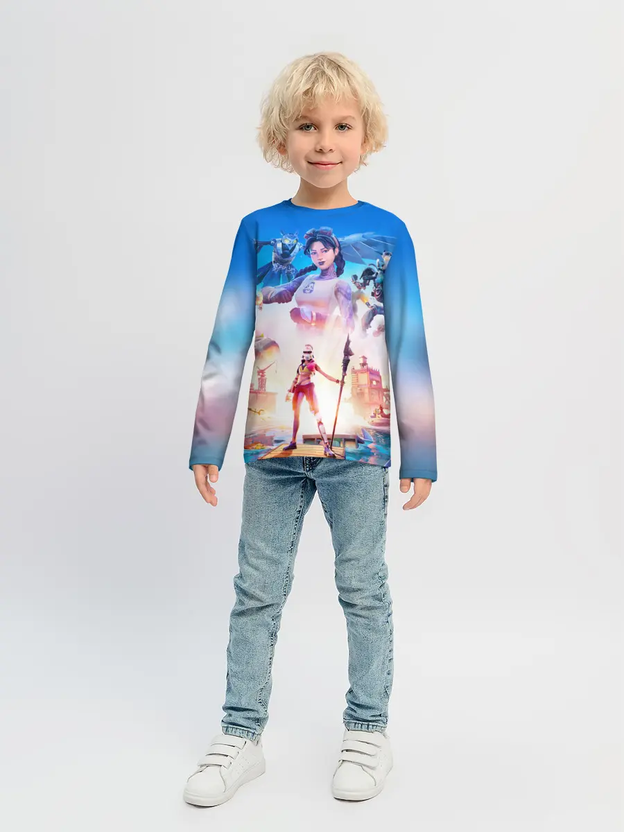 Детский лонгслив / ФОРТНАЙТ 3 СЕЗОН