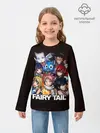 Детский лонгслив / Fairy Tail logo and heroes