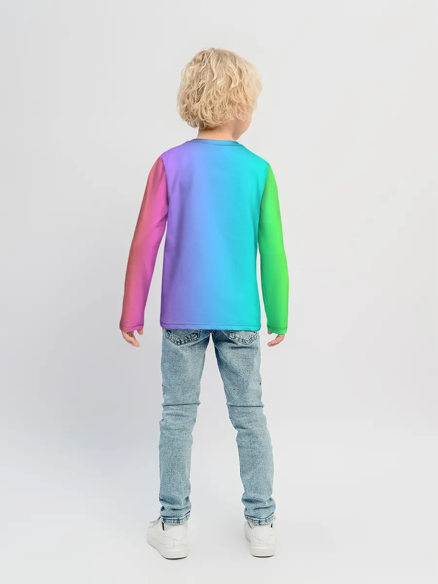 Детский лонгслив / Fairy Tail rainbow