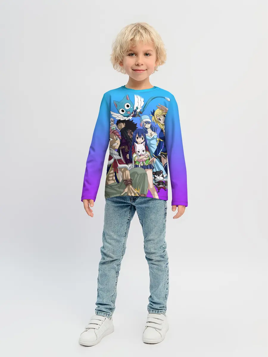 Детский лонгслив / All heroes of Fairy Tail