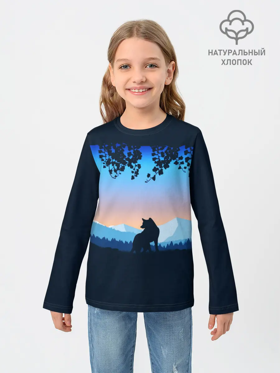 Детский лонгслив / WOLF