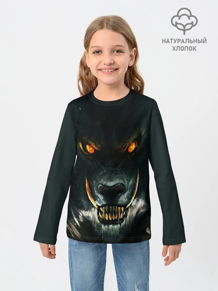 Детский лонгслив / ДИКИЙ ВОЛК