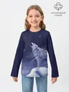 Детский лонгслив / WOLF WHITE