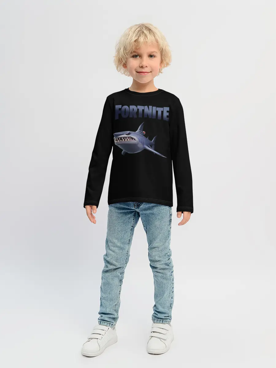 Детский лонгслив / Loot Shark Fortnite