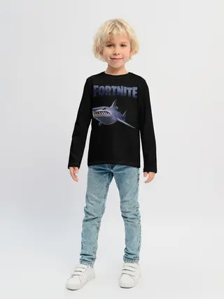 Детский лонгслив / Loot Shark Fortnite