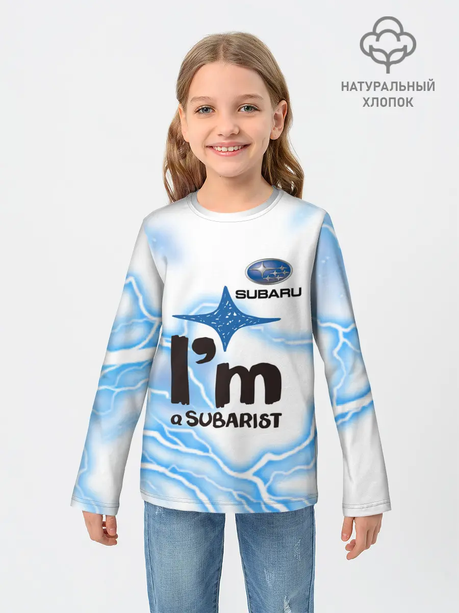 Детский лонгслив / SUBARU