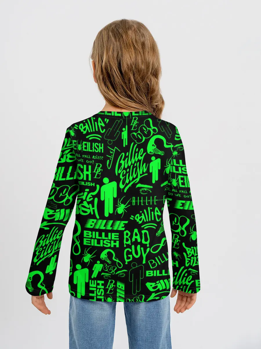 Детский лонгслив / BILLIE EILISH | БИЛЛИ АЙЛИШ