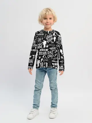 Детский лонгслив / BILLIE EILISH | БИЛЛИ АЙЛИШ