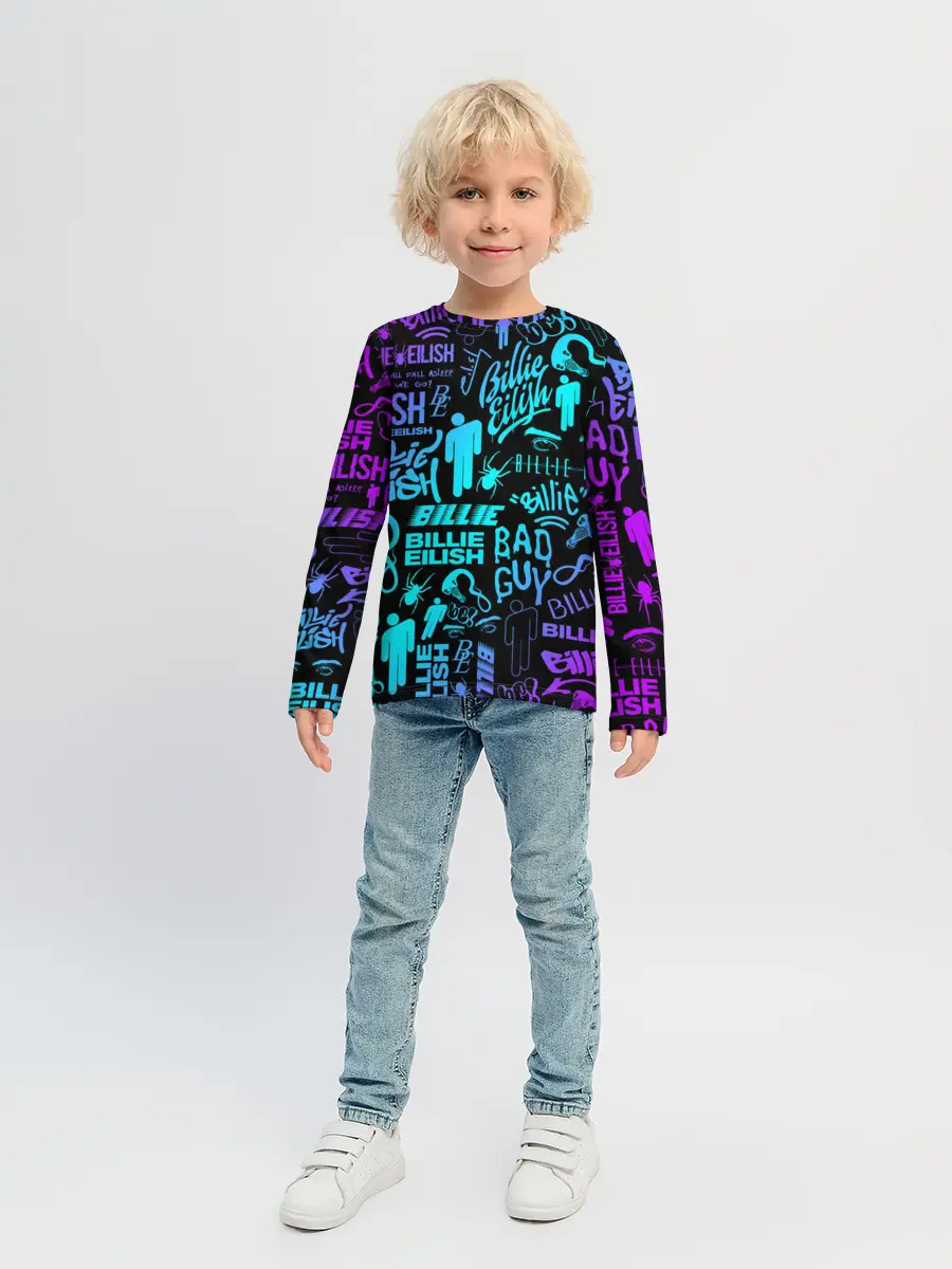 Детский лонгслив / BILLIE EILISH | БИЛЛИ АЙЛИШ