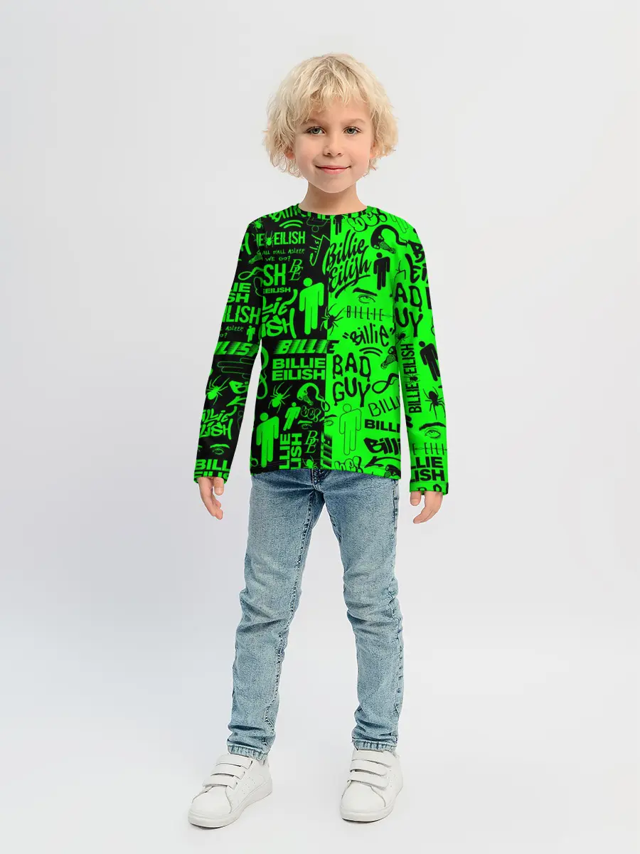 Детский лонгслив / BILLIE EILISH | БИЛЛИ АЙЛИШ