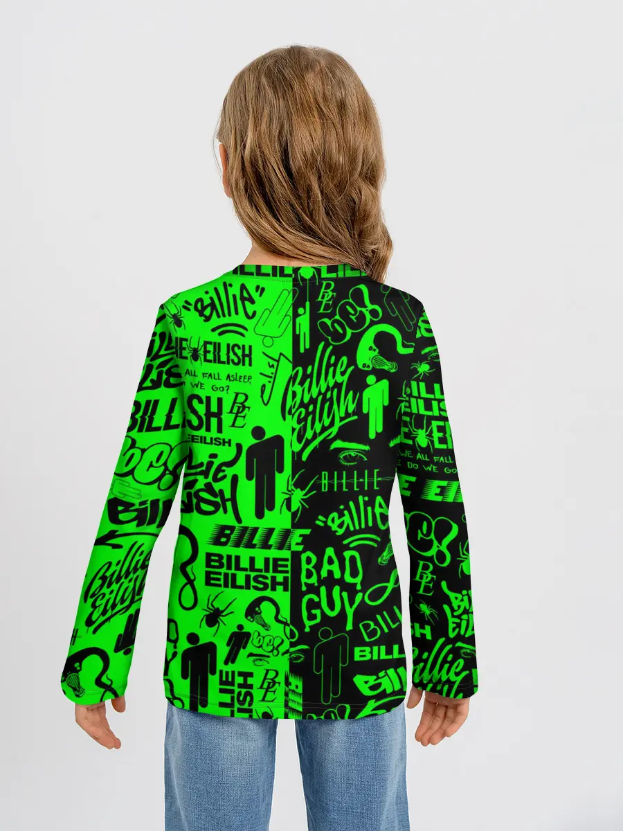 Детский лонгслив / BILLIE EILISH | БИЛЛИ АЙЛИШ