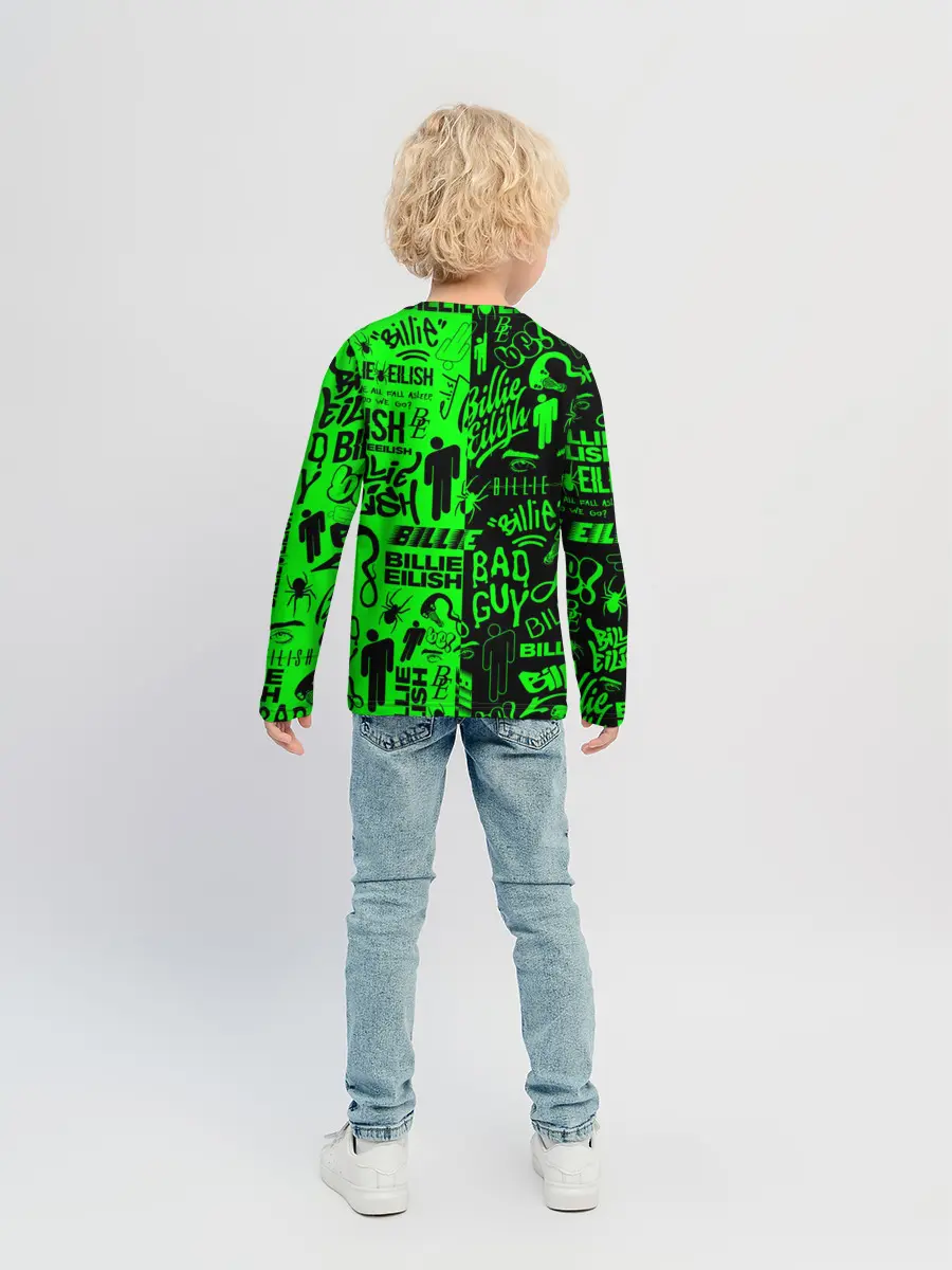 Детский лонгслив / BILLIE EILISH | БИЛЛИ АЙЛИШ