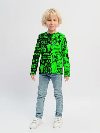 Детский лонгслив / BILLIE EILISH | БИЛЛИ АЙЛИШ