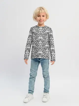 Детский лонгслив / Imperialistic pattern