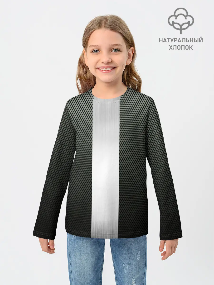 Детский лонгслив / Карбоновый занавес