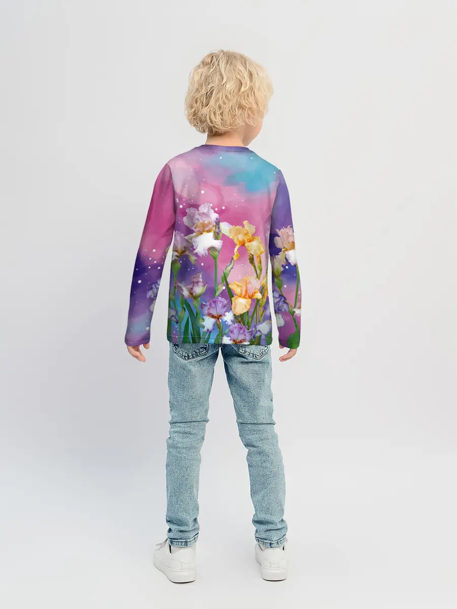 Детский лонгслив / Сказочные Ирисы