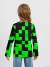 Детский лонгслив / ЗЕЛЕНЫЕ КУБИКИ