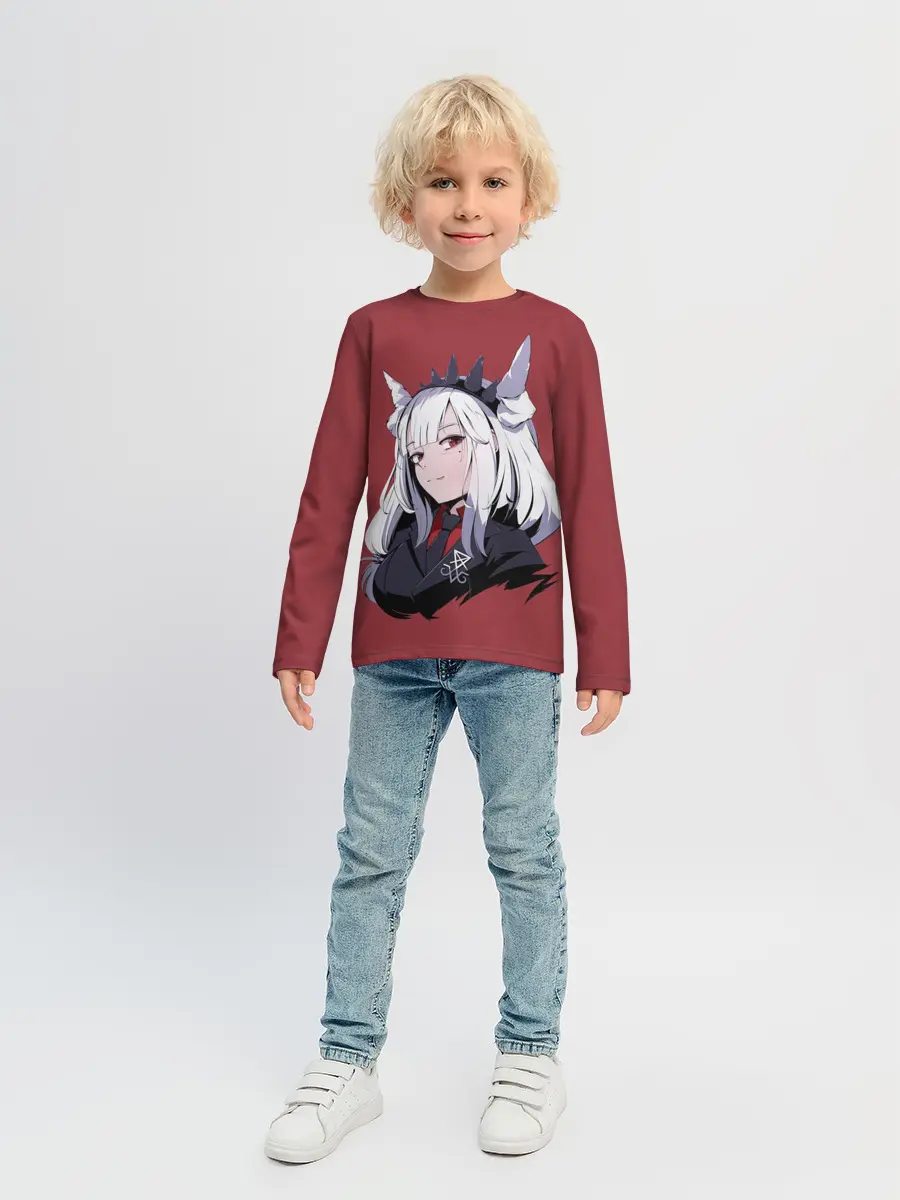 Детский лонгслив / Helltaker