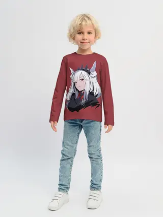 Детский лонгслив / Helltaker