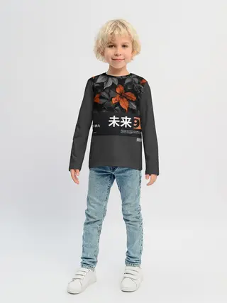 Детский лонгслив / Orange Japan
