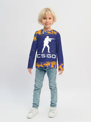 Детский лонгслив / CS GO | КС ГО